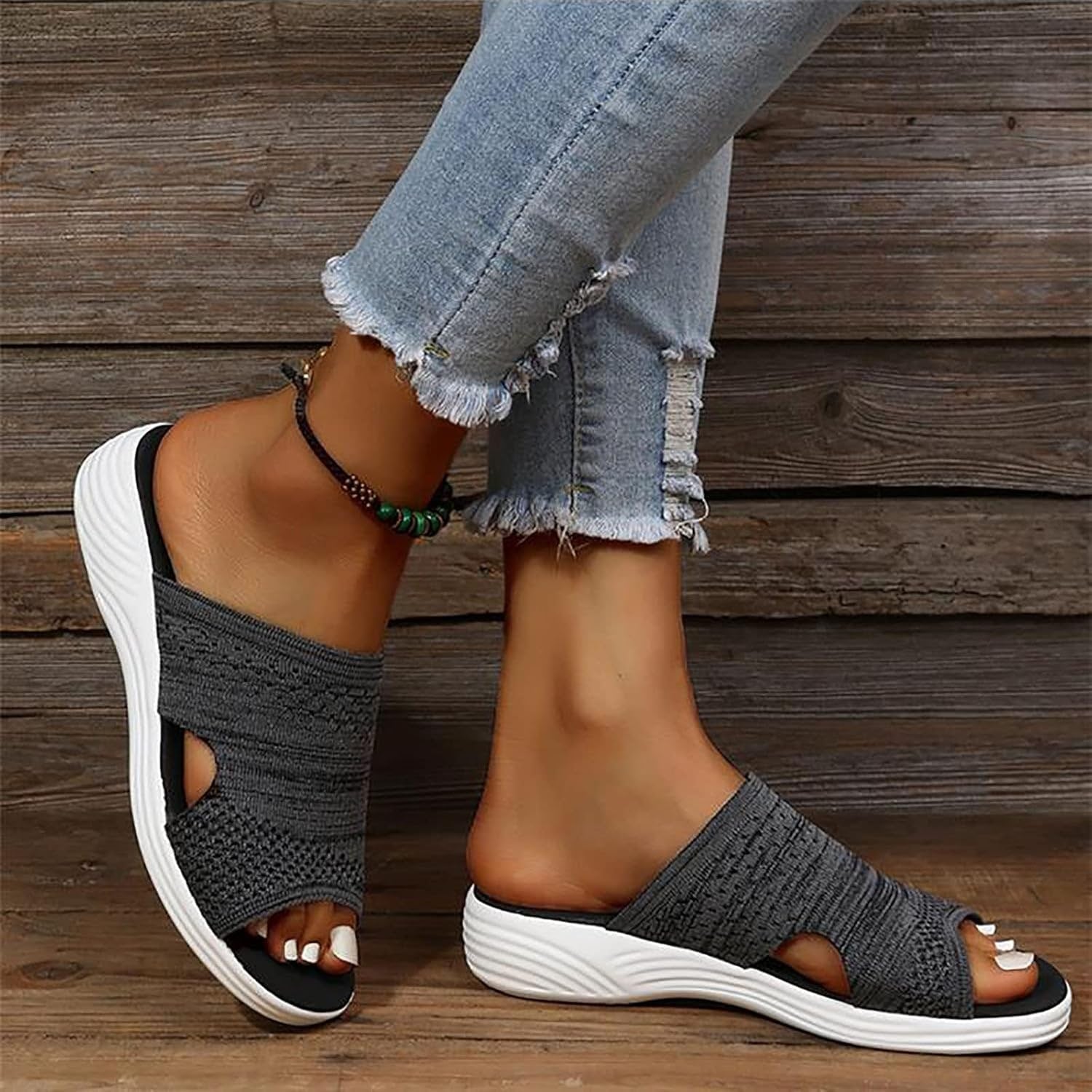 Comfortable Slip-On Cushioned Sandals Everyday Wear - Image 3