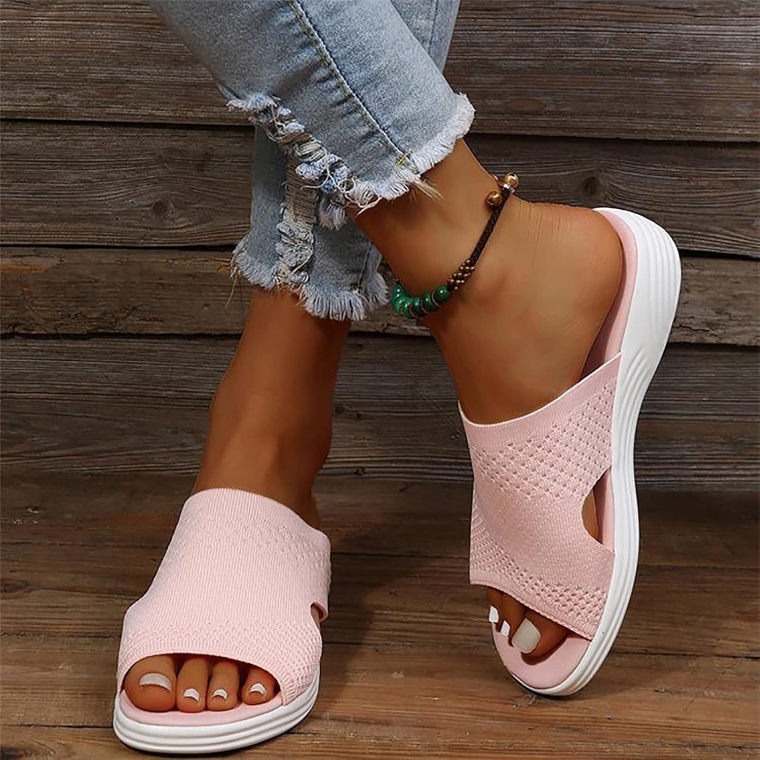 Comfortable Slip-On Cushioned Sandals Everyday Wear - Image 4