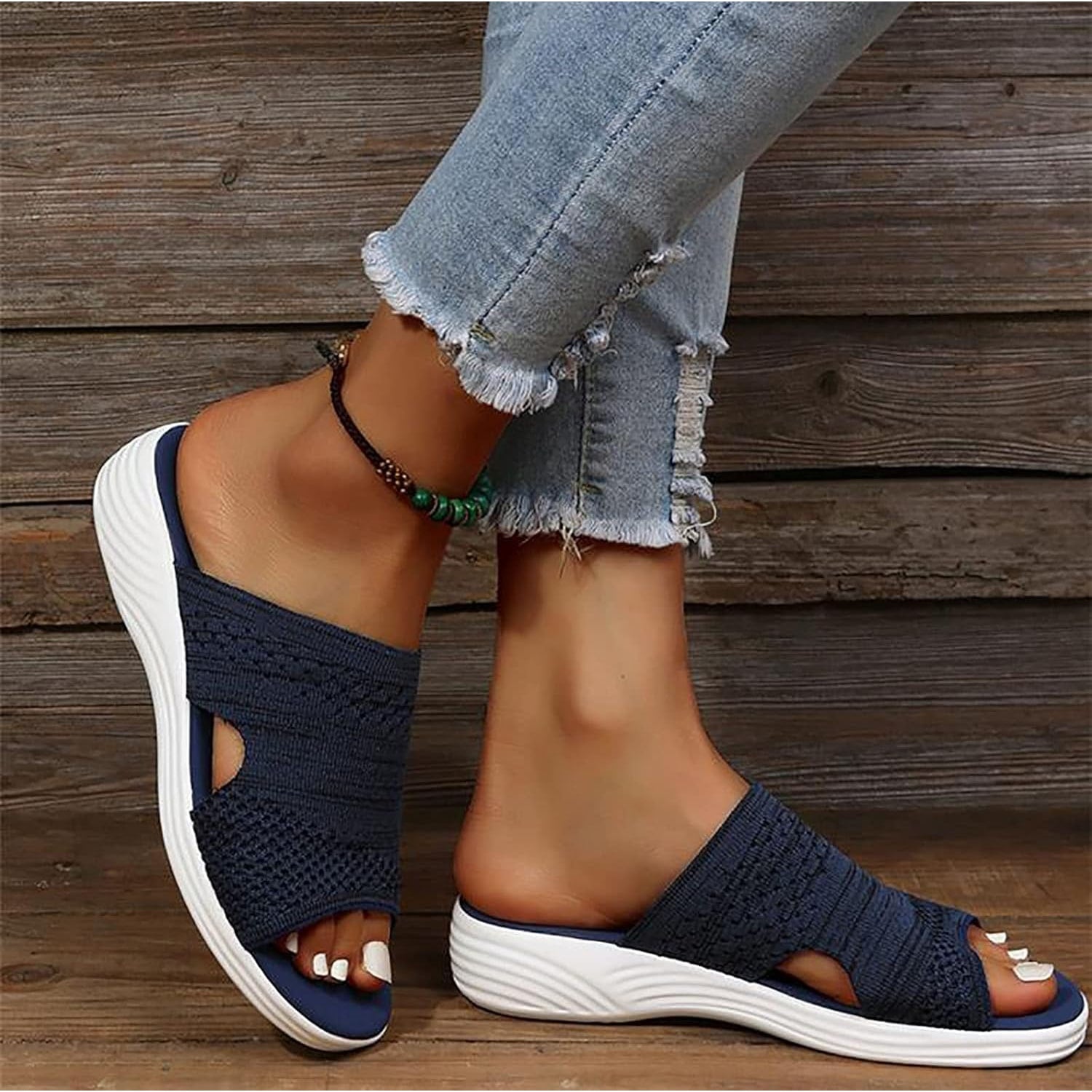 Comfortable Slip-On Cushioned Sandals Everyday Wear - Image 5
