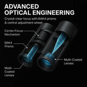 Compact 40x22 Binoculars Camping Hiking Birdwatching - Image 5