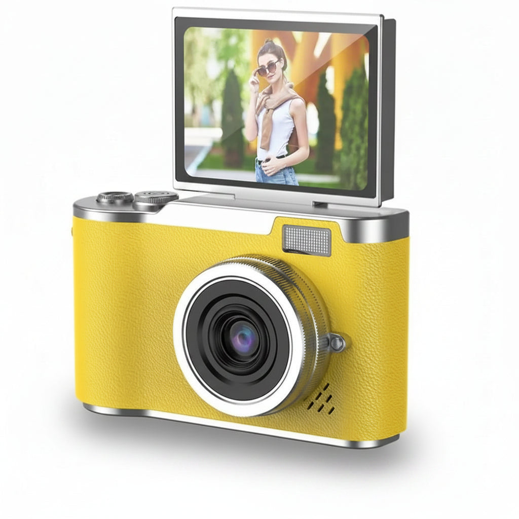 Compact Digital Camera Rechargeable Battery Flip Screen - Image 12