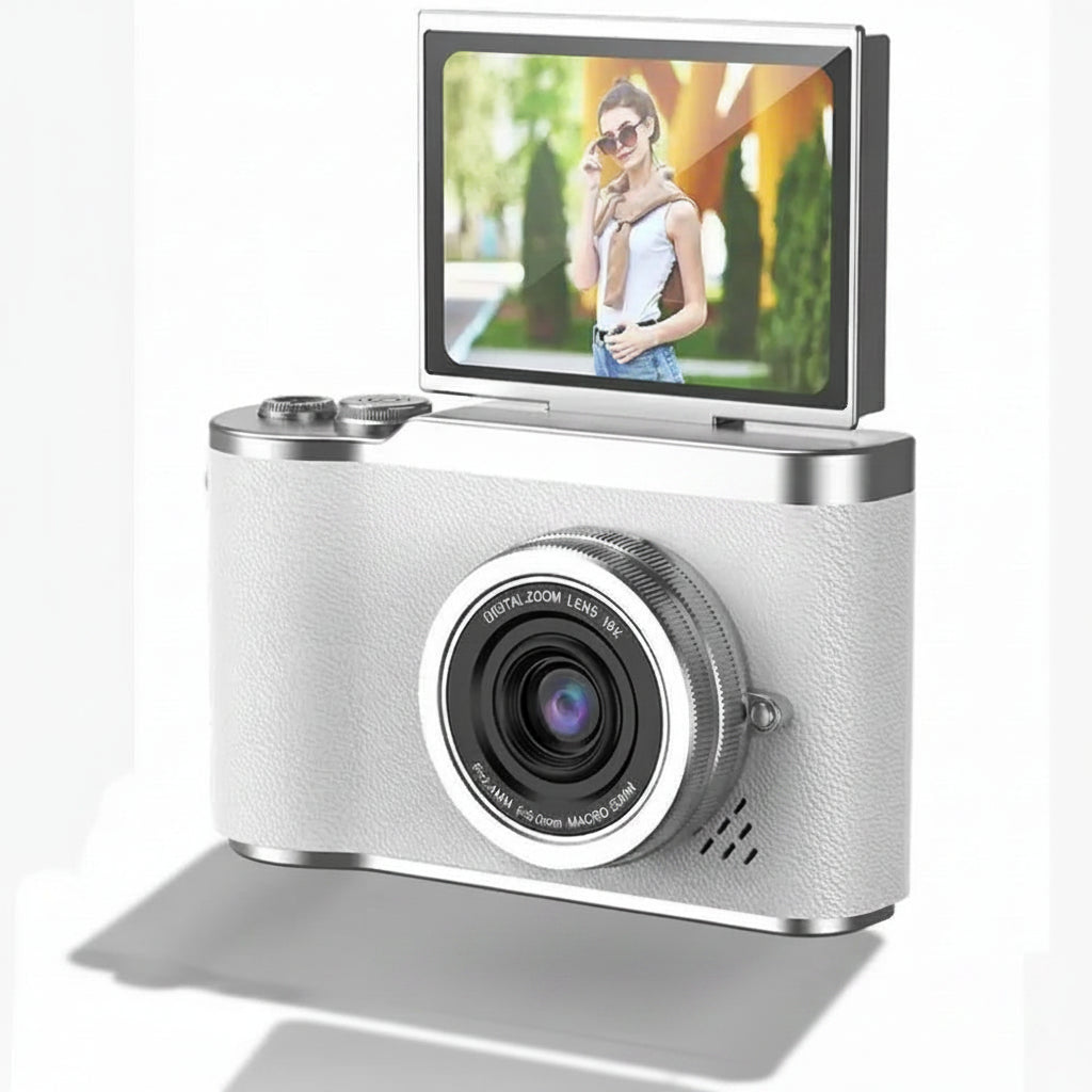 Compact Digital Camera Rechargeable Battery Flip Screen - Image 13