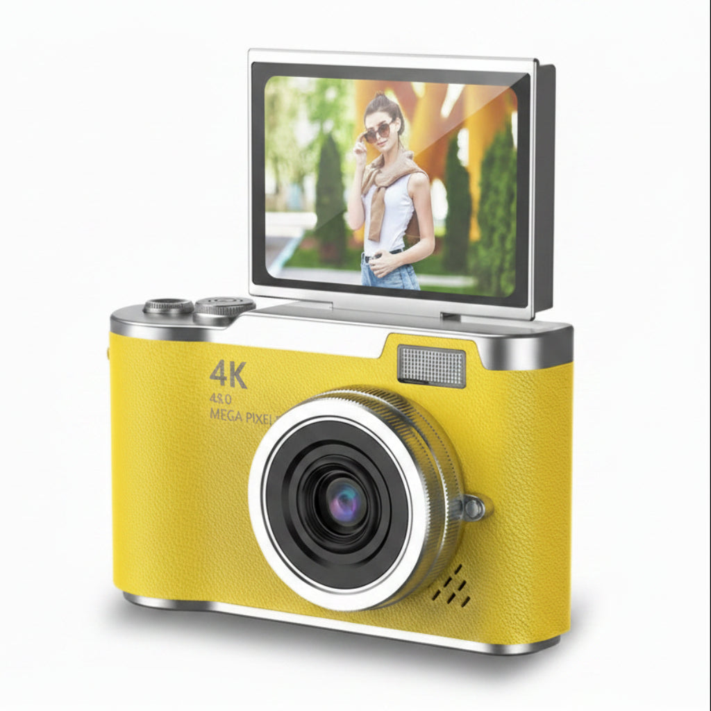 Compact Digital Camera Rechargeable Battery Flip Screen - Image 6