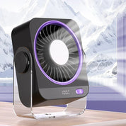 Compact Rechargeable Desk Fan Home Office Use Modern Design - Image 1