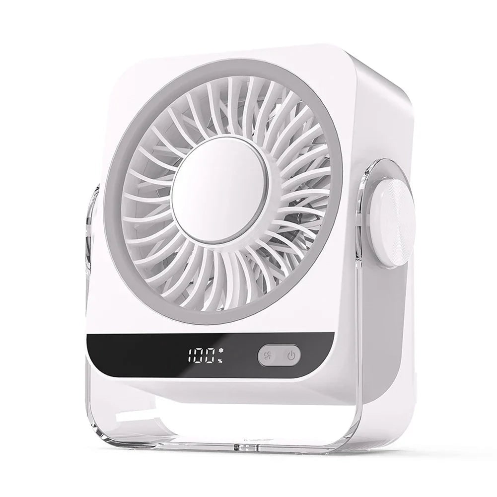 Compact Rechargeable Desk Fan Home Office Use Modern Design - Image 3