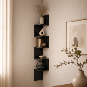 Corner Wall Shelf Modern Space-Saving Storage - Image 4