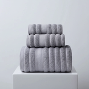 Cotton Bath Towel Set Soft Blue Absorbent Towels Home Use - Image 5