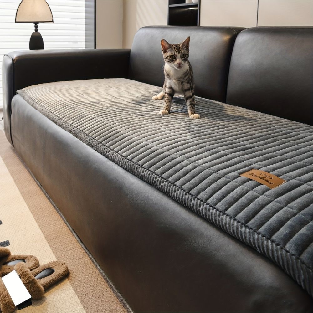 Cozy Quilted Sofa Cover Protector Pets Furniture and - Image 5