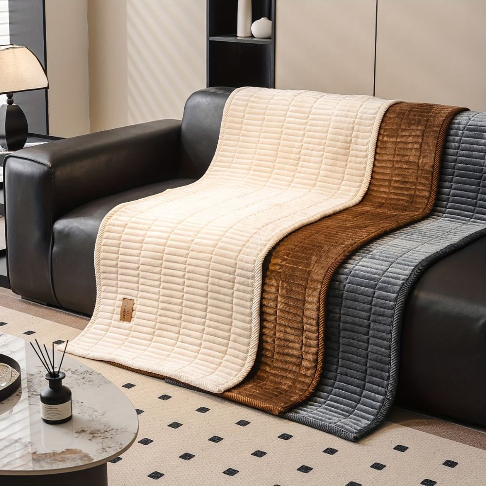 Cozy Quilted Sofa Cover Protector Pets Furniture and - Image 6