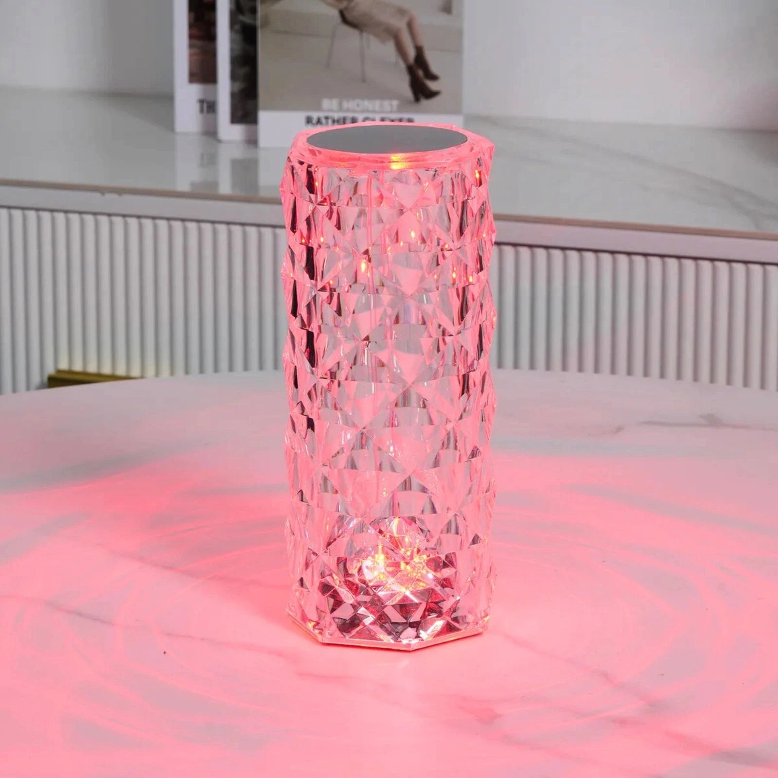 Crystal Table Lamp Touch Control Modern Home Lighting Decor - Image 11