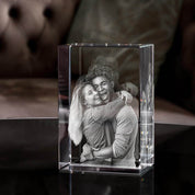 Custom Photo Crystal Keepsake Personalized 3D Art Display Memories - Image 5