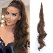 Flexible Ponytail Extension Long Full Hair Easy Wrap Style - Image 10