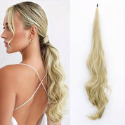 Flexible Ponytail Extension Long Full Hair Easy Wrap Style - Image 2