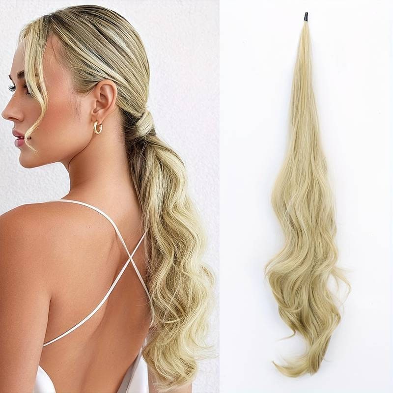Flexible Ponytail Extension Long Full Hair Easy Wrap Style - Image 2