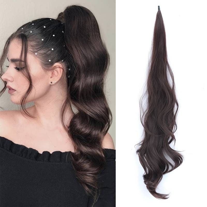 Flexible Ponytail Extension Long Full Hair Easy Wrap Style - Image 8