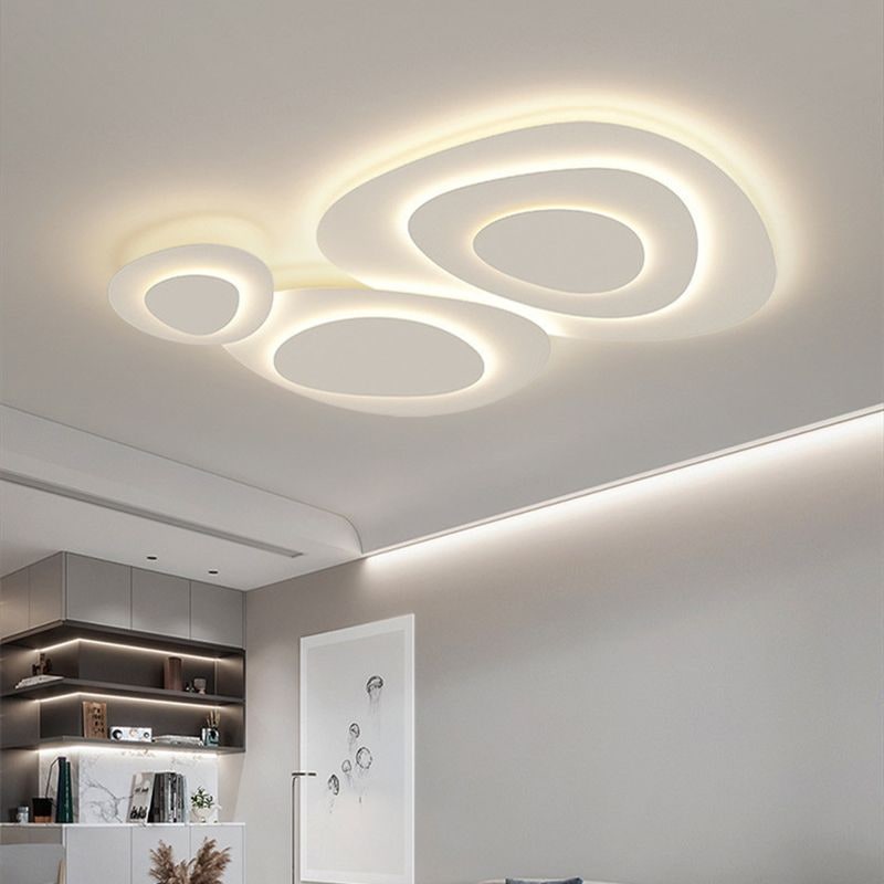 Flush Mount Ceiling Light Modern Cloud Design Bedroom Lighting - Image 2