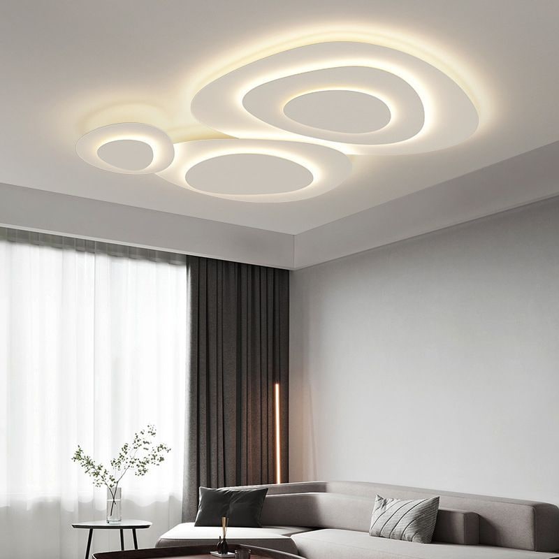 Flush Mount Ceiling Light Modern Cloud Design Bedroom Lighting - Image 7