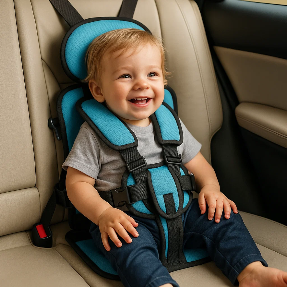 Foldable Travel Car Seat 1-14 Years Lightweight Safety Design - Image 4