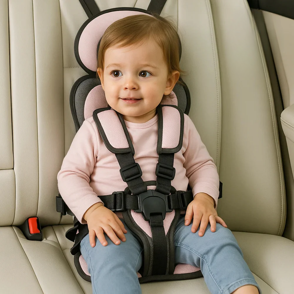 Foldable Travel Car Seat 1-14 Years Lightweight Safety Design - Image 7