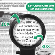 Full-Page Magnifier LED Light Hands-Free Reading Aid - Image 5