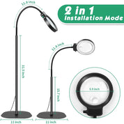 Full-Page Magnifier LED Light Hands-Free Reading Aid - Image 6