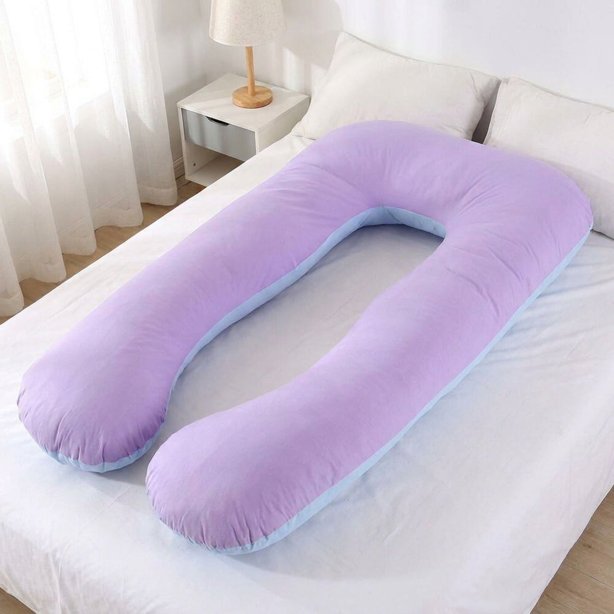 Full Support Body Pillow Pregnancy & Back Ergonomic Design - Image 1
