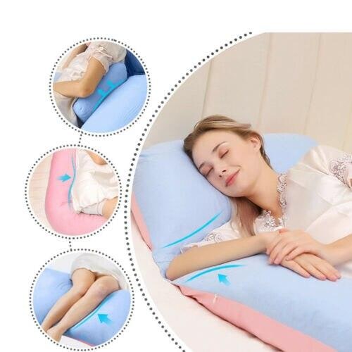 Full Support Body Pillow Pregnancy & Back Ergonomic Design - Image 13