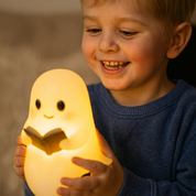 Ghost Night Light Cute LED Table Lamp Warm Glow - Image 2