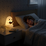 Ghost Night Light Cute LED Table Lamp Warm Glow - Image 8