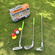 Golf Set Adjustable Clubs Targets Fun Outdoor Playtime - Image 4