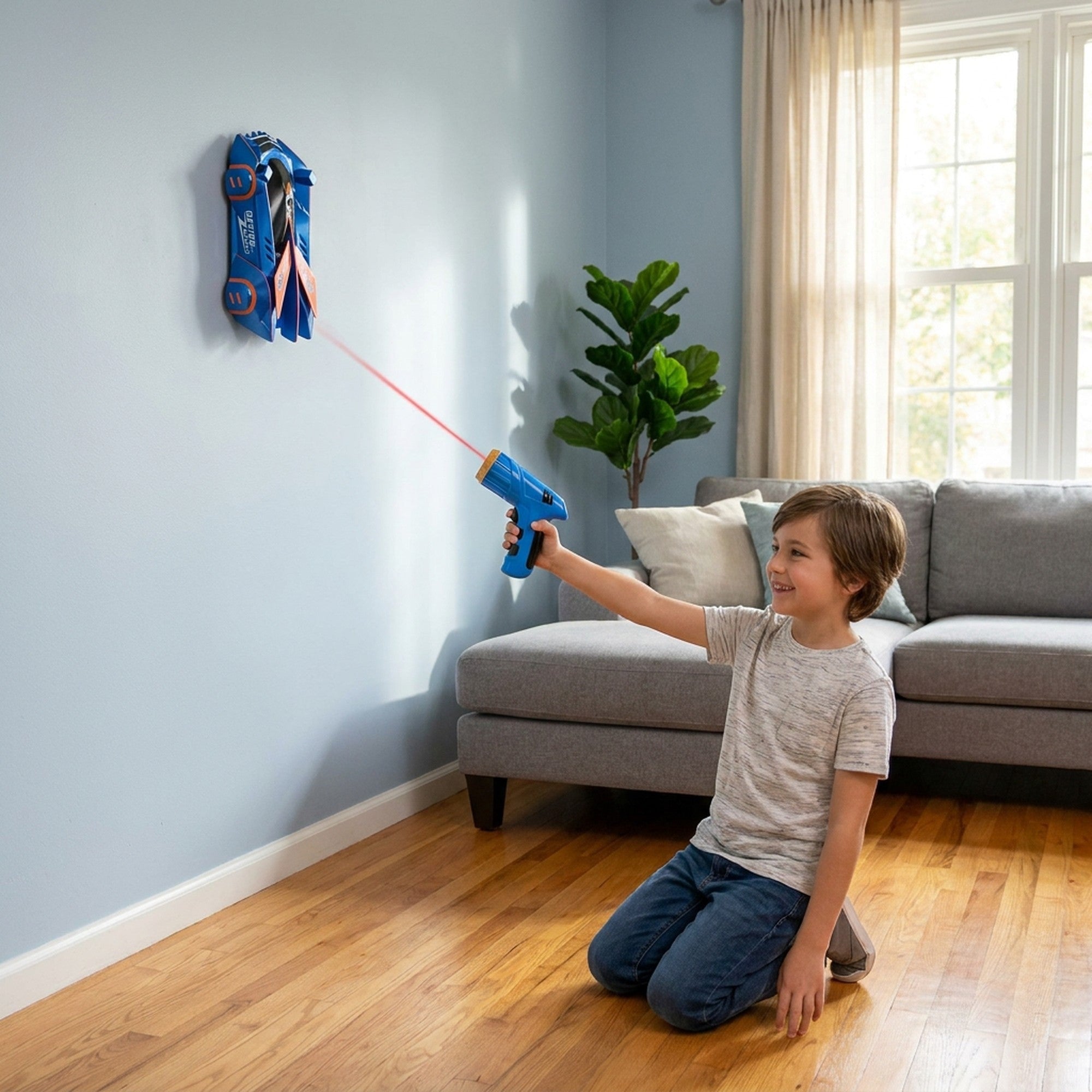Gravity-Defying Rc Car Laser Controller Fun Playtime - Image 1