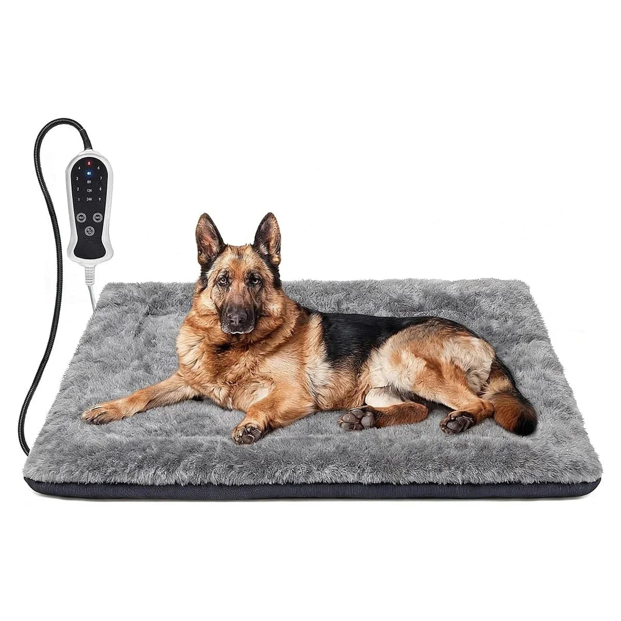 Heated Dog Bed Washable Cover Cozy Pet Comfort - Image 1