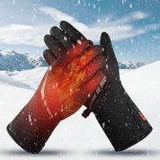 Heated Gloves Skiing Winter Gloves Touchscreen Compatible - Image 3