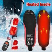 Heated Insoles Remote Control Rechargeable Foot Warmers Winter - Image 2