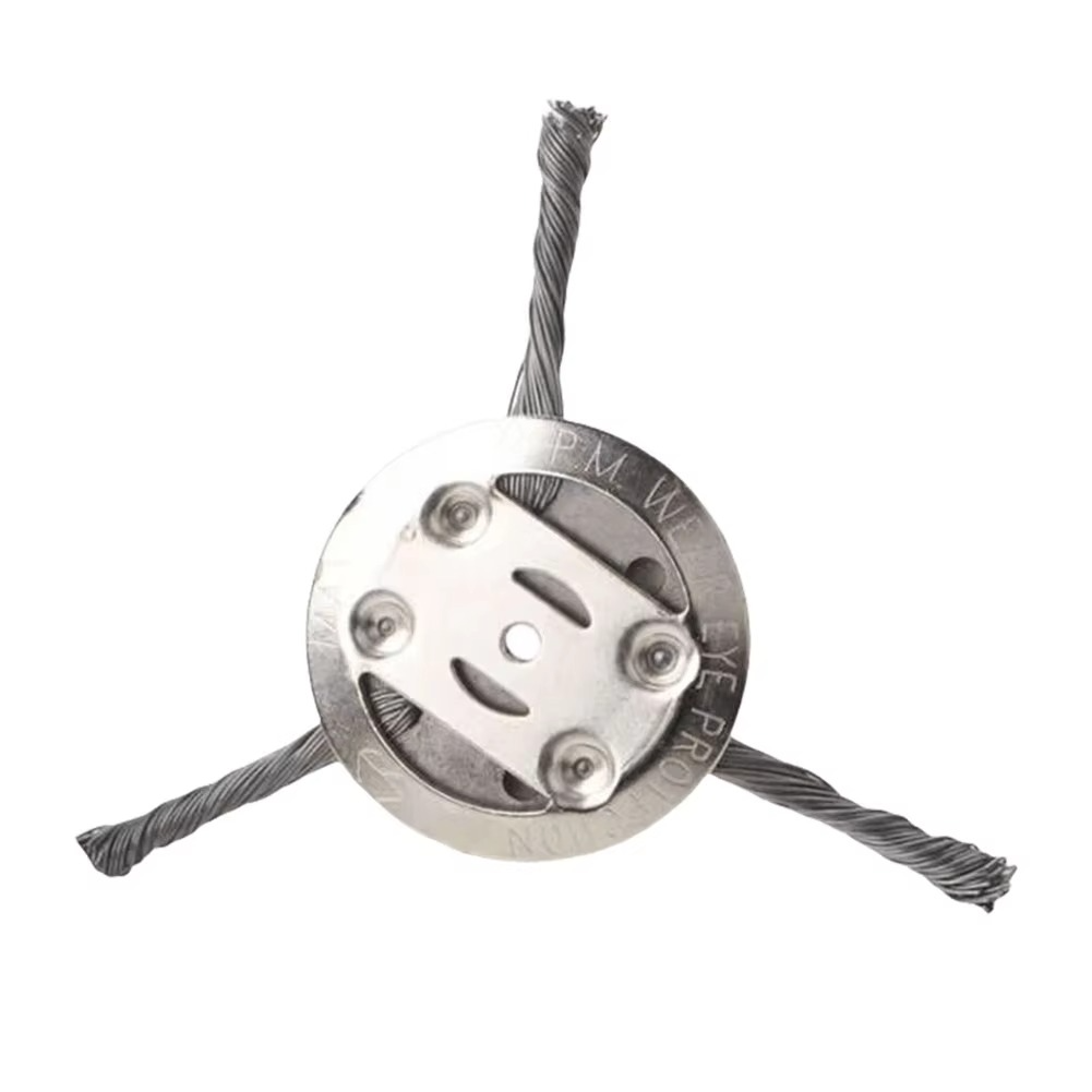 Heavy-Duty Steel Wire Trimmer Head Grass and Moss Removal - Image 2