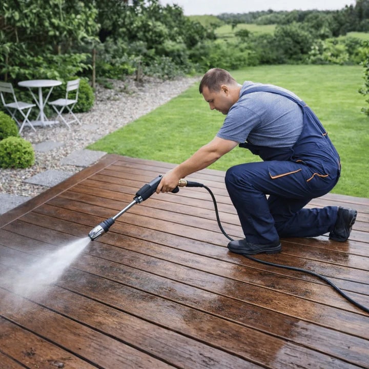 High-Pressure Washer Attachment Garden Hose Powerful Cleaning Tool - Image 1