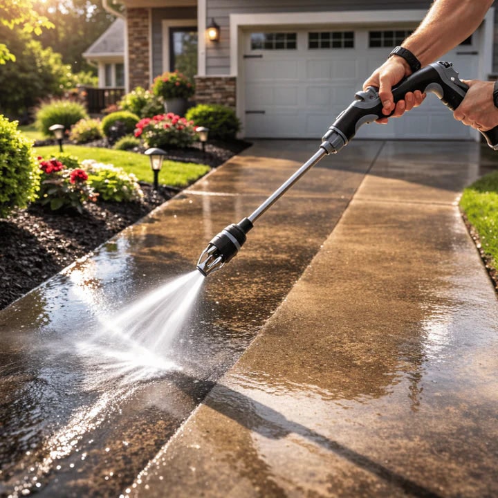 High-Pressure Washer Attachment Garden Hose Powerful Cleaning Tool - Image 2