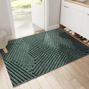 Indoor Door Mat Non-Slip Backing Modern Geometric Design - Image 1