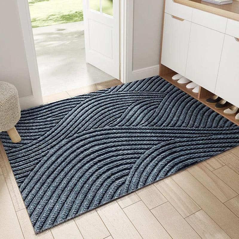 Indoor Door Mat Non-Slip Backing Modern Geometric Design - Image 4
