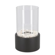 Indoor Tabletop Oil Lamp Glass Cylinder and Decorative Stones - Image 13