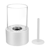 Indoor Tabletop Oil Lamp Glass Cylinder and Decorative Stones - Image 14