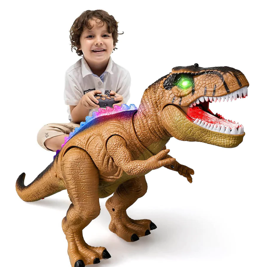 Interactive Dinosaur Toy Remote Control T-Rex LED Effects - Image 1
