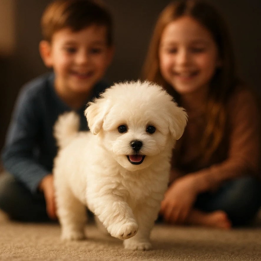 Interactive Plush Puppy Toy Realistic Soft Stuffed Animal - Image 1