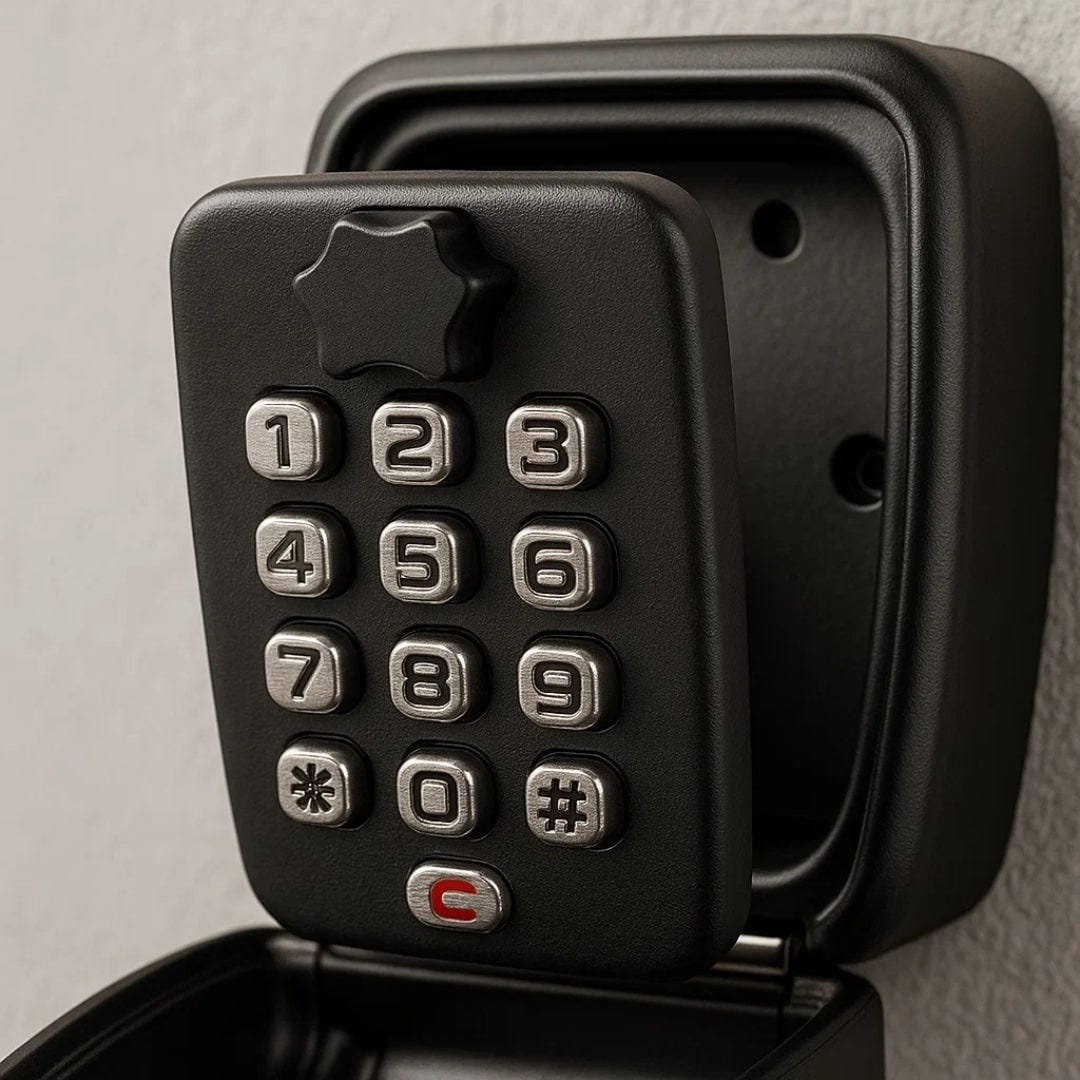 Key Safe Box Code Weatherproof Metal Adjustable Combination Lock - Image 2