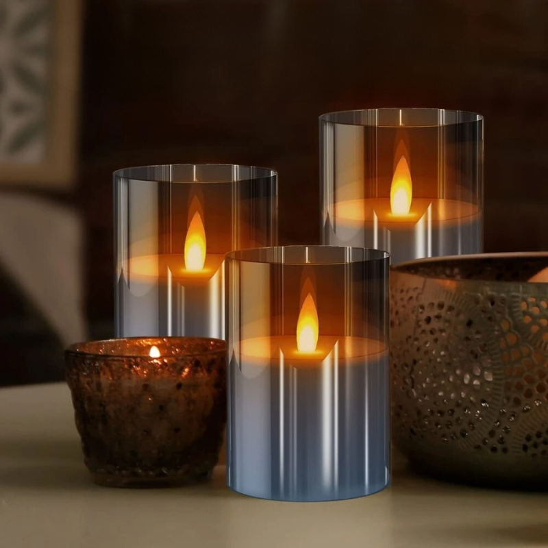 LED Flameless Candles Set Realistic Glow Home Decor and Events - Image 1