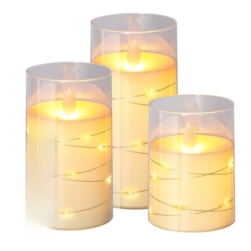LED Flameless Candles Set Realistic Glow Home Decor and Events - Image 5