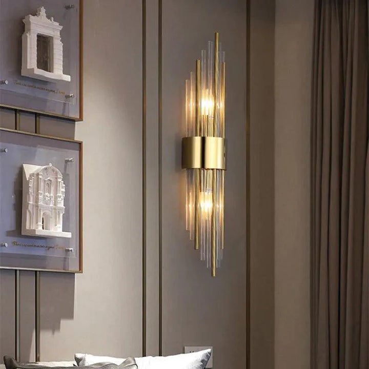 LED Wall Sconce Crystal Design Modern Home Lighting - Image 3