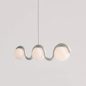 Linear Red and Silver Chandelier Modern Home Lighting - Image 11