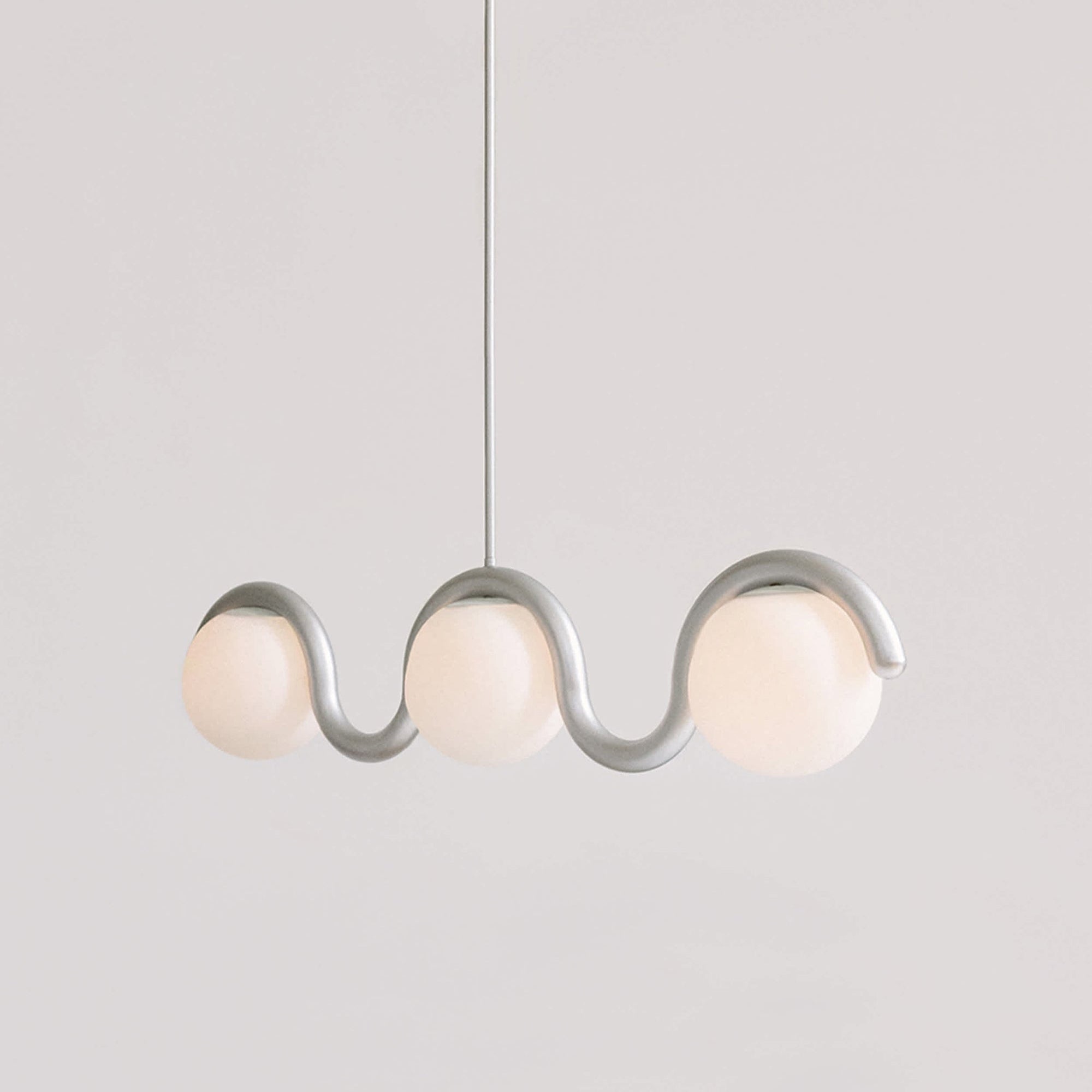 Linear Red and Silver Chandelier Modern Home Lighting - Image 11