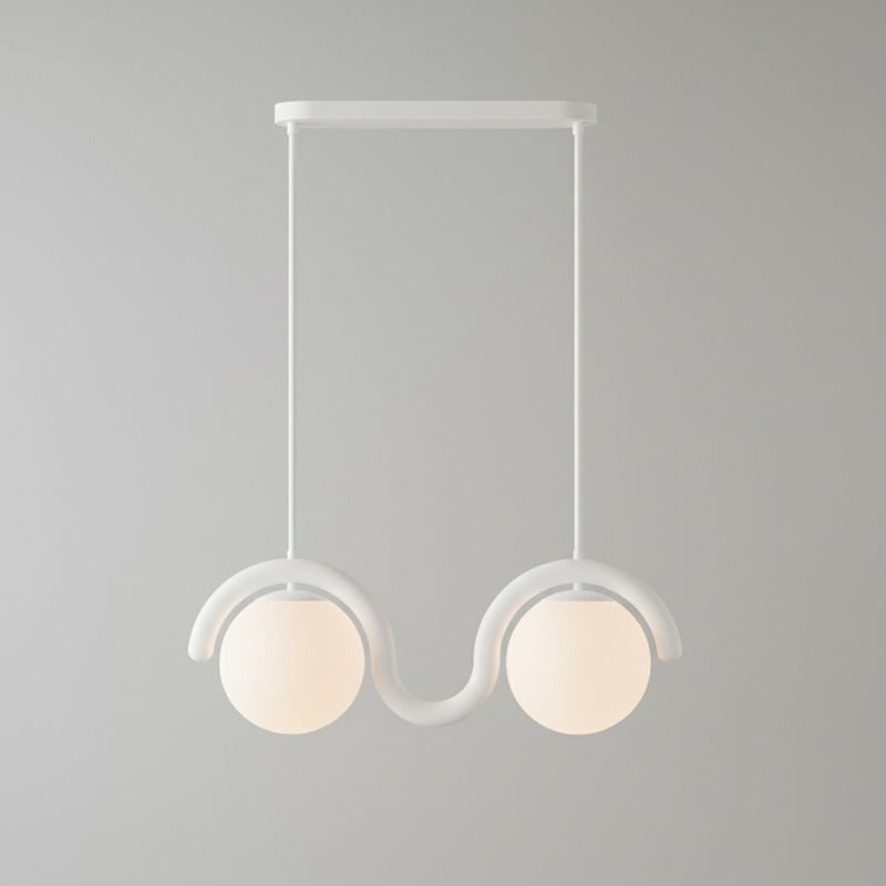 Linear Red and Silver Chandelier Modern Home Lighting - Image 36